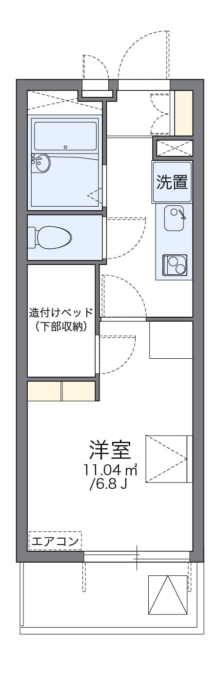 Preview floorplan of leopalace Yumesaki