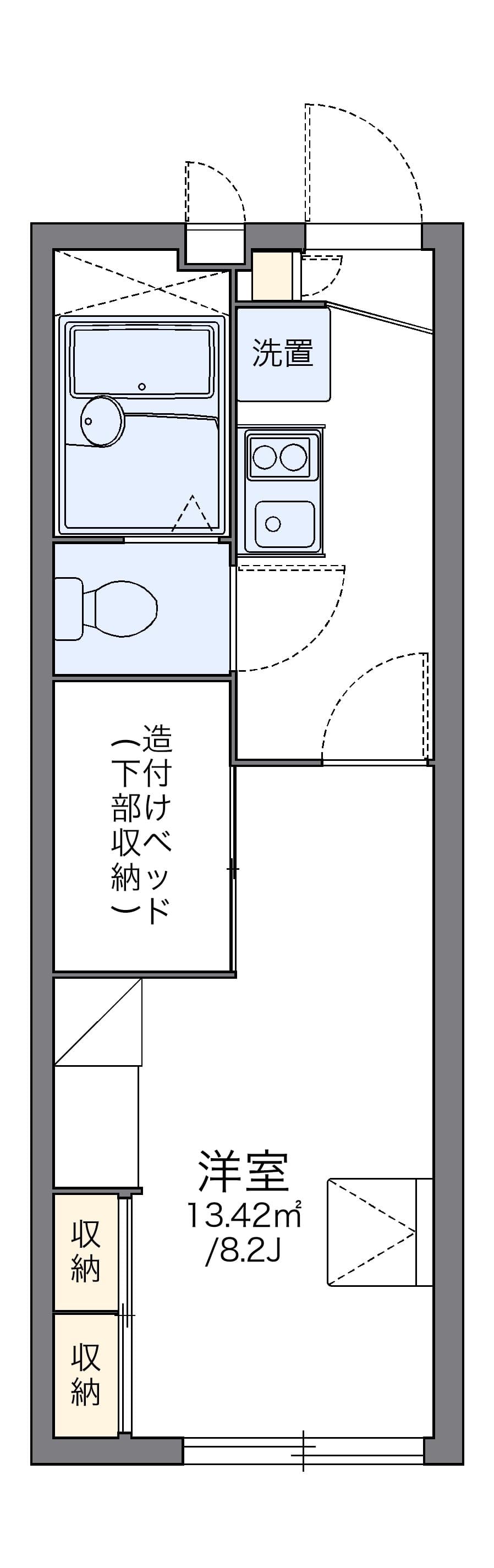 Preview floorplan of leopalace Maruito 3