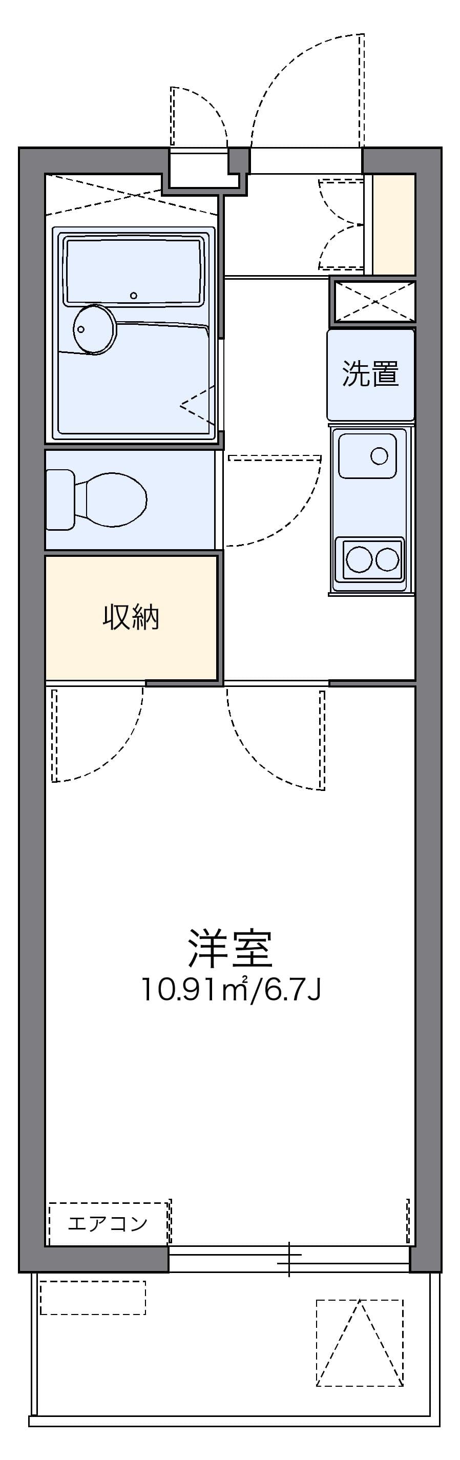 Preview floorplan of leopalace Sakura