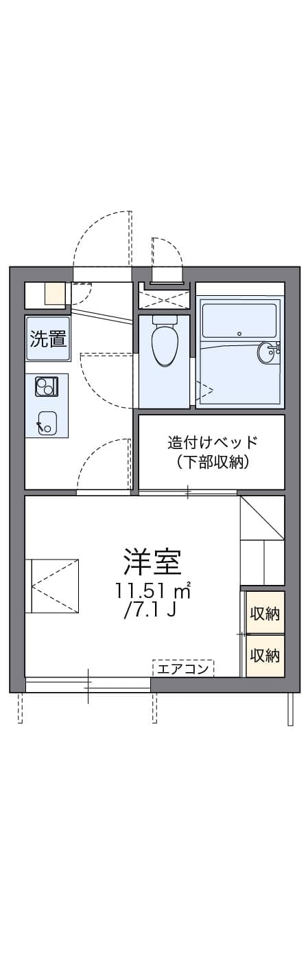 Preview floorplan of leopalace Kitahara