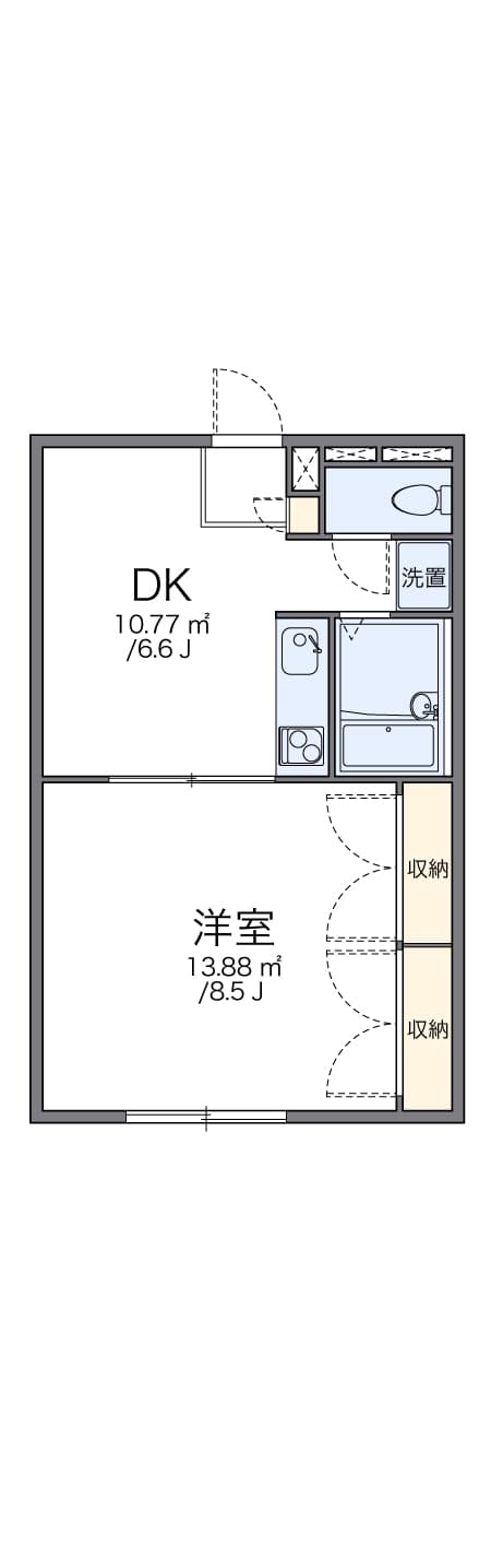Preview floorplan of leopalace Haijimamachi