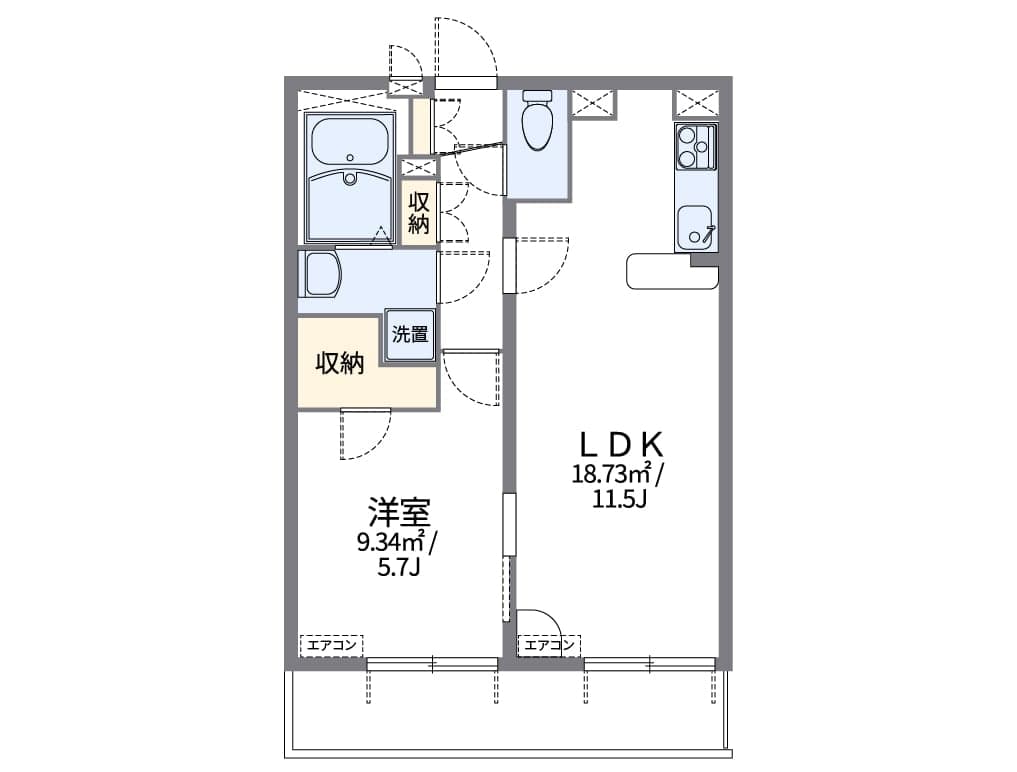Preview floorplan of leopalace Grace Court