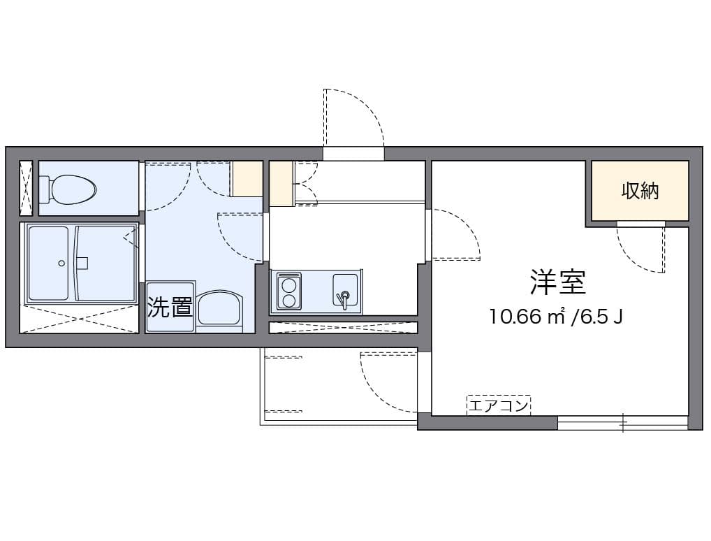 Preview floorplan of CLEINO Shimizu Seiwa