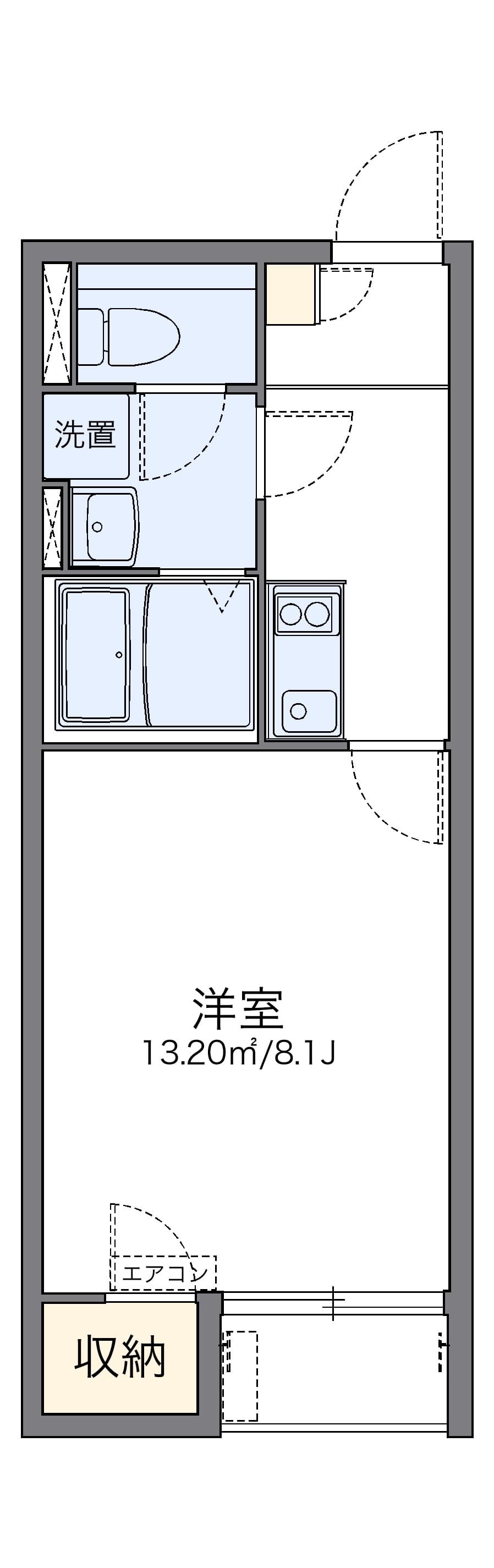 Preview floorplan of LEONEXT Uji Okubo