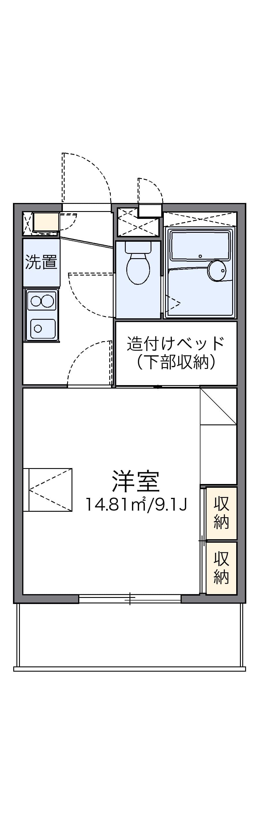 Preview floorplan of leopalace Tada 4