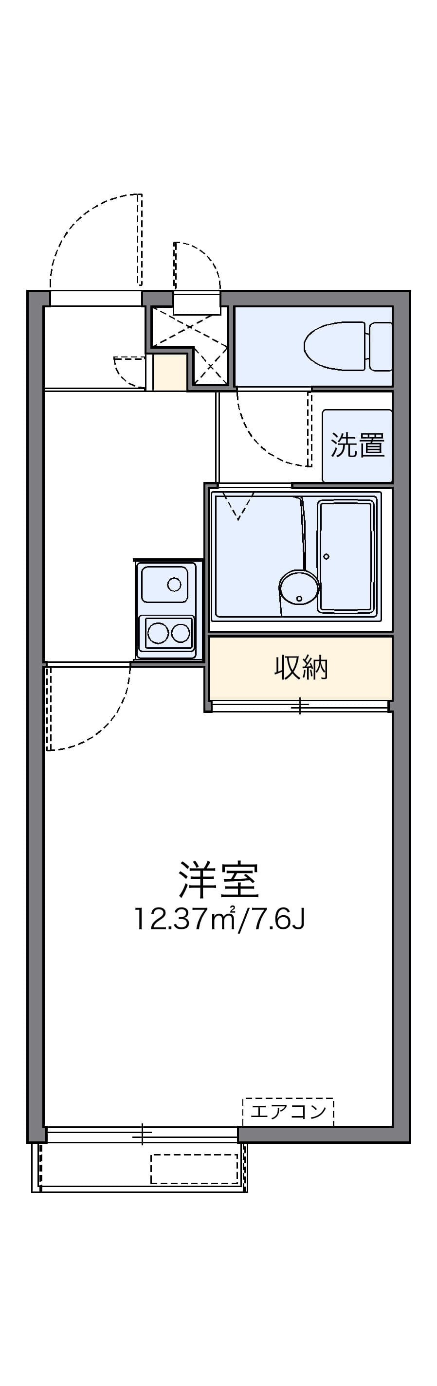 Preview floorplan of leopalace Nogawa
