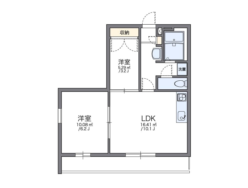 Preview floorplan of leopalace Raum Fujimino