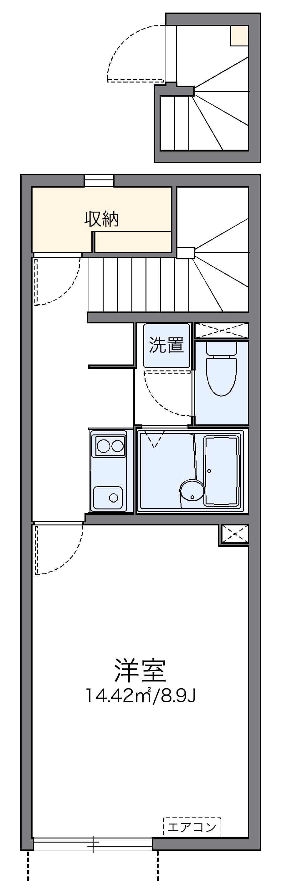 Preview floorplan of LEONEXT Espoir Nakazawa