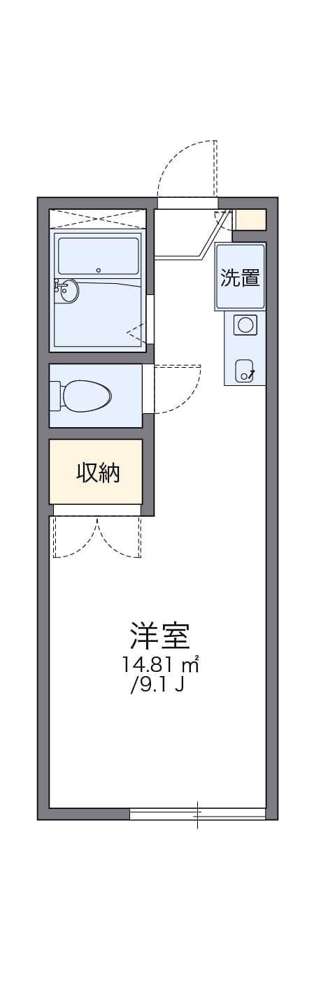 Preview floorplan of leopalace Izumisano