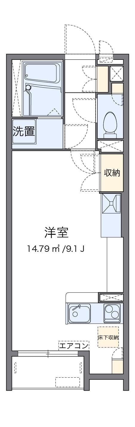 Preview floorplan of LEONEXT CREA Minamikan