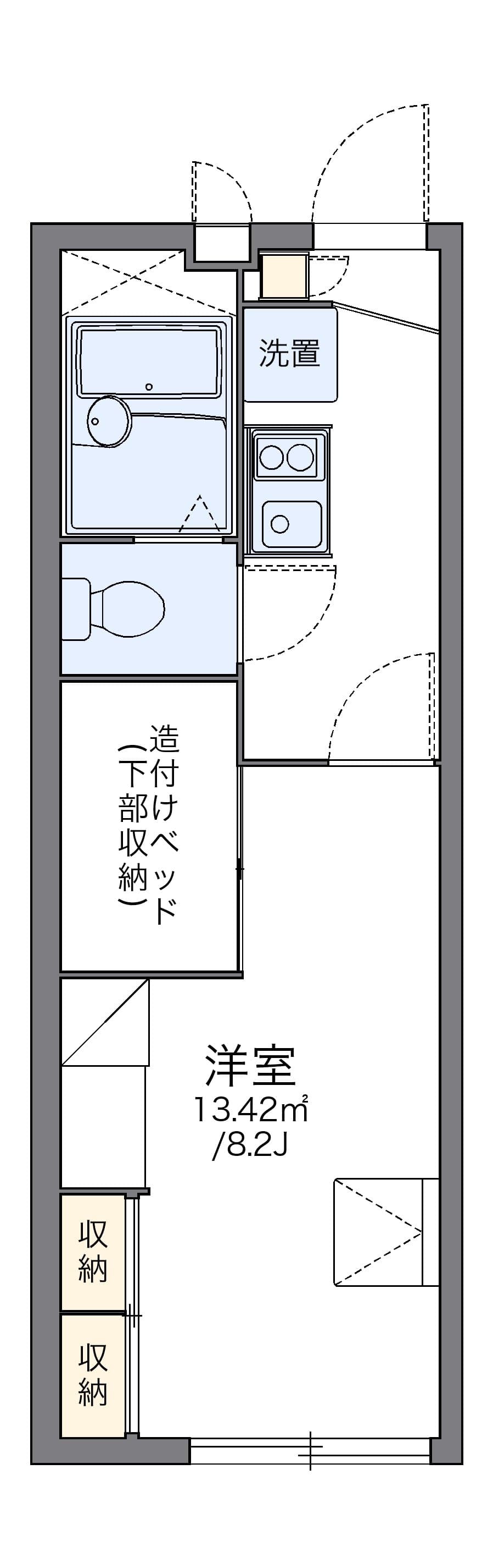 Preview floorplan of leopalace Fuchi no Kami Kouen