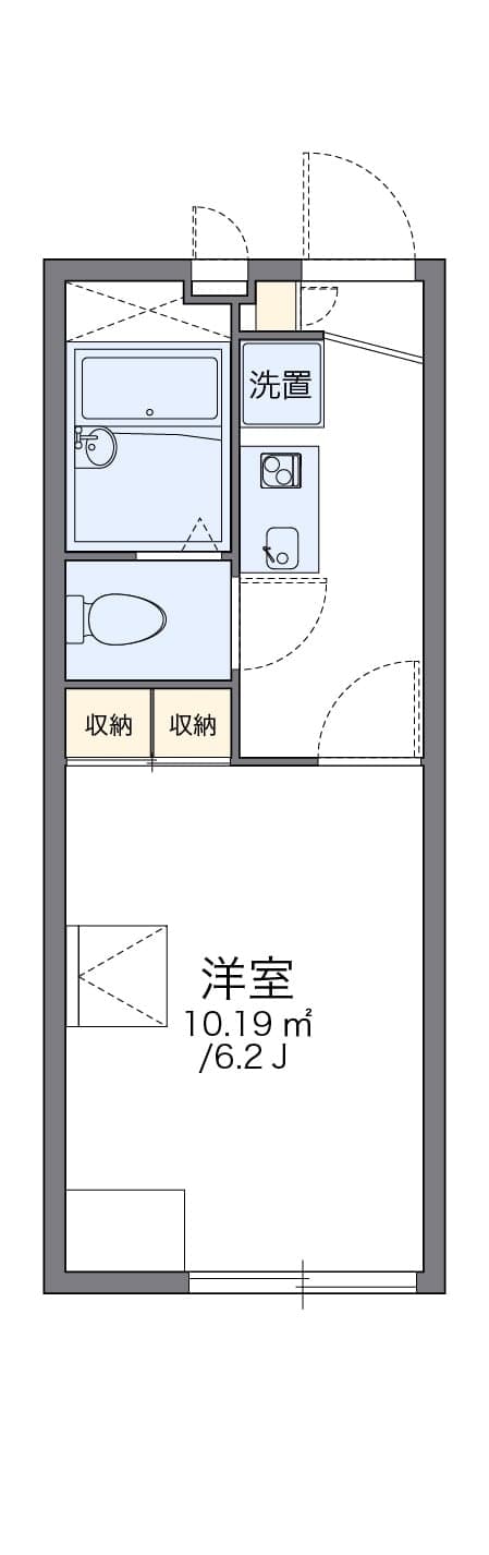 Preview floorplan of leopalace Katayama Mio