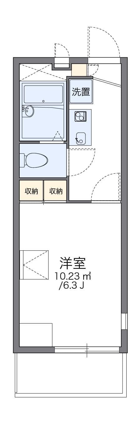 Preview floorplan of leopalace Fuse Ajirominami