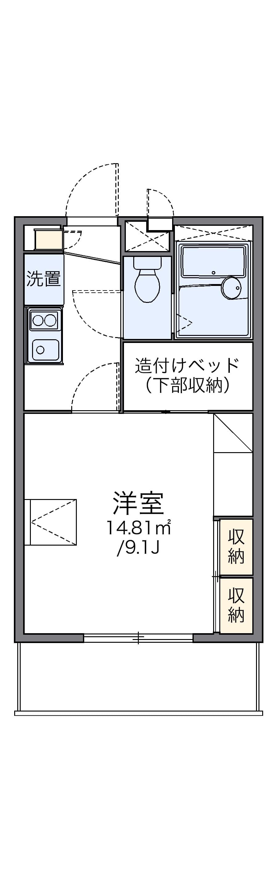Preview floorplan of leopalace Tada 2