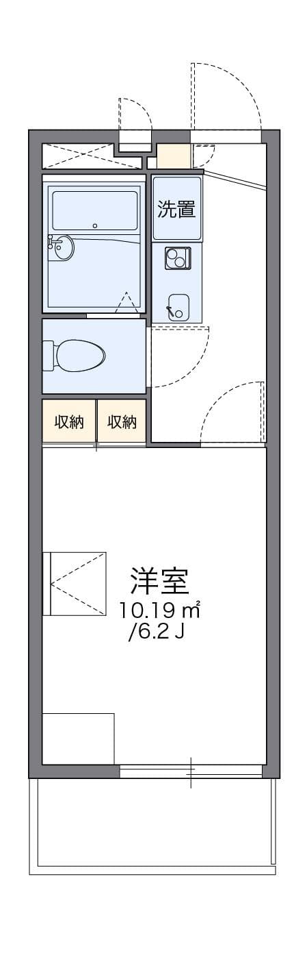 Preview floorplan of leopalace Krista Sumiyoshi