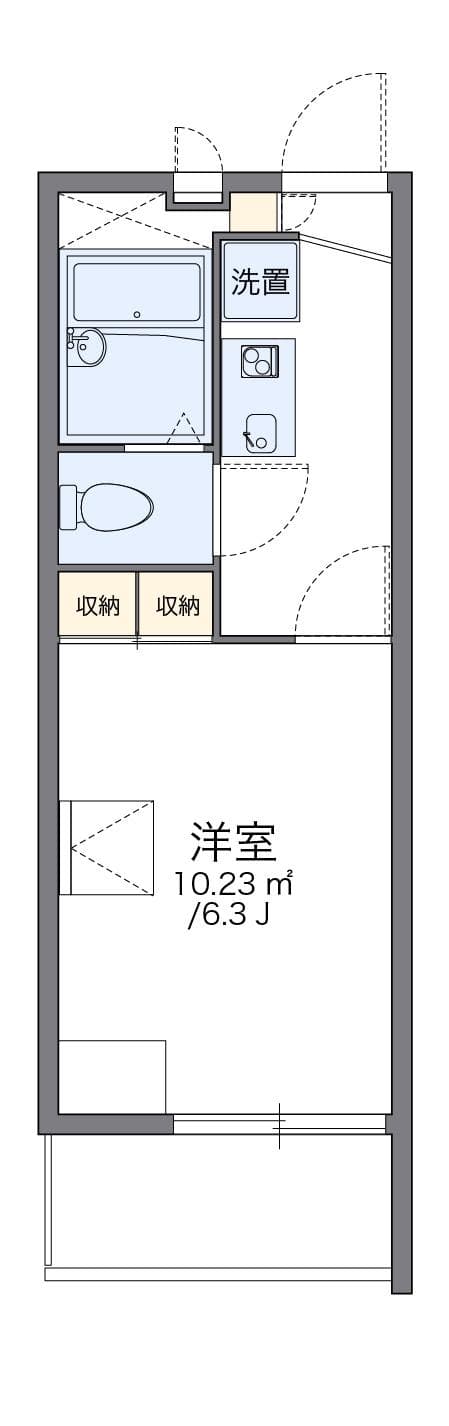 Preview floorplan of leopalace Kamojiya