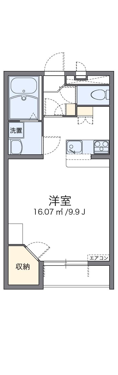 Preview floorplan of leopalace Osaka Sayama II