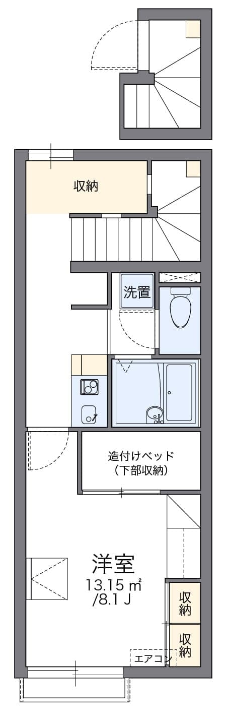 Preview floorplan of leopalace Luce Ogura