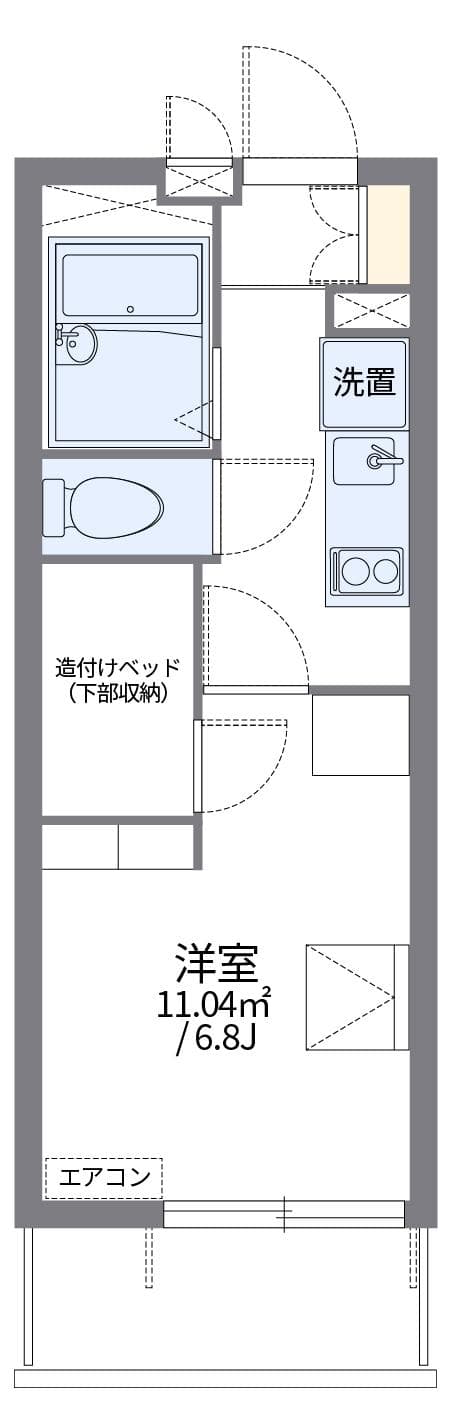 Preview floorplan of leopalace NEW BROAD
