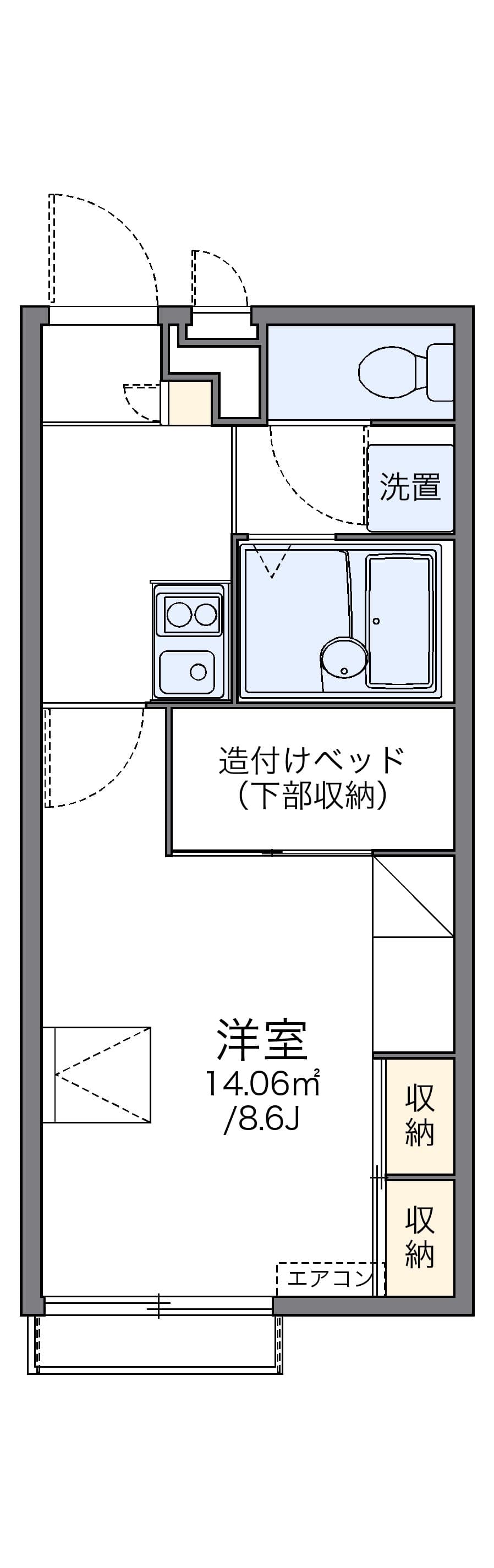 Preview floorplan of leopalace Ainotsuchiyama