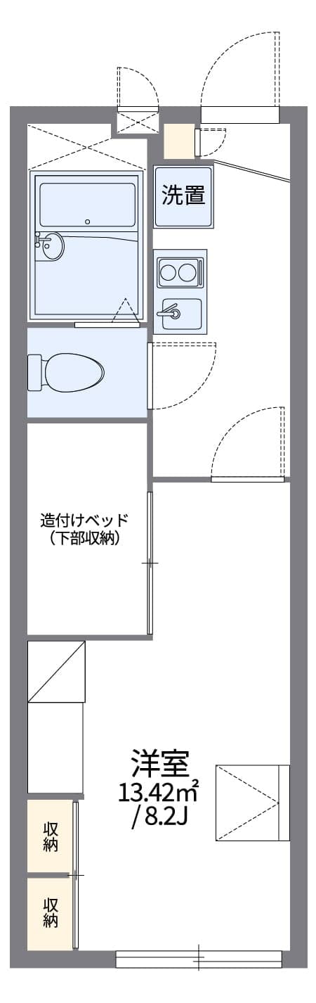 Preview floorplan of leopalace Yumedono