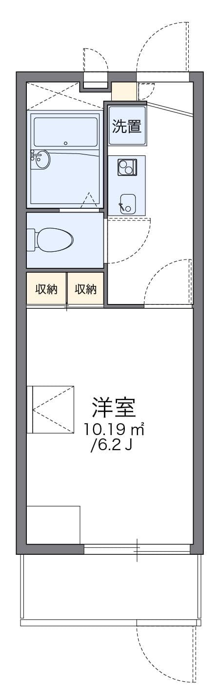 Preview floorplan of leopalace KKS Nakamiya
