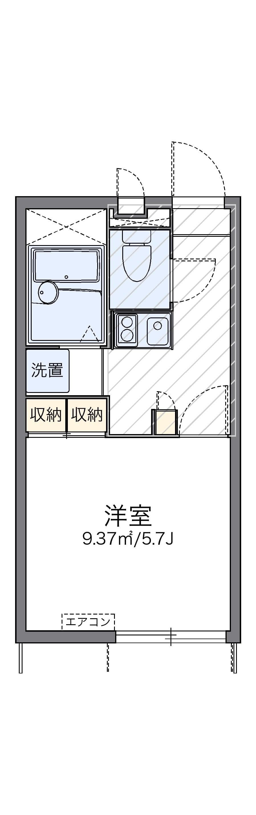 Preview floorplan of leopalace Rokujyo