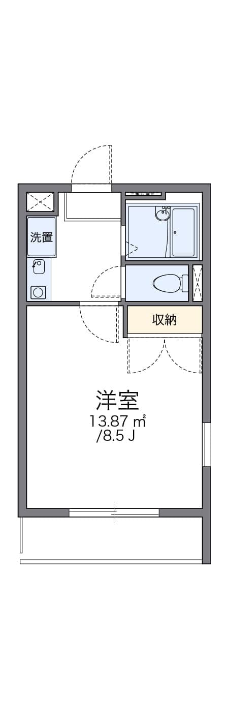 Preview floorplan of leopalace Nagai III