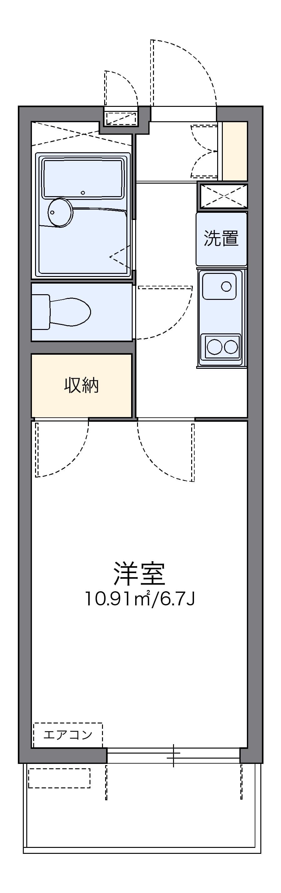 Preview floorplan of leopalace Higashiyama Sanroku