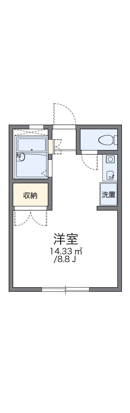 Preview floorplan of leopalace Mirai