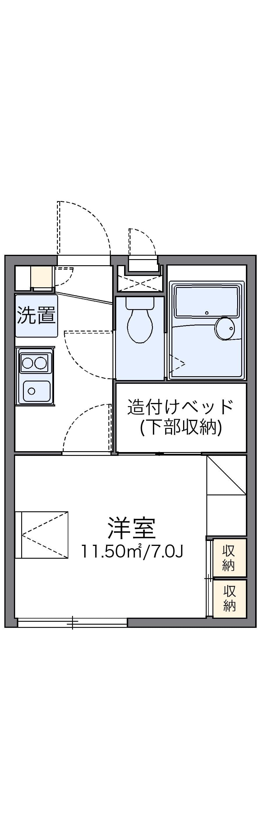 Preview floorplan of leopalace Yamasaka