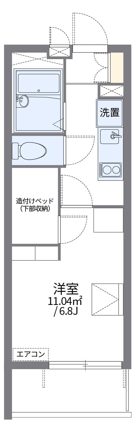 Preview floorplan of leopalace Niigata Chuo