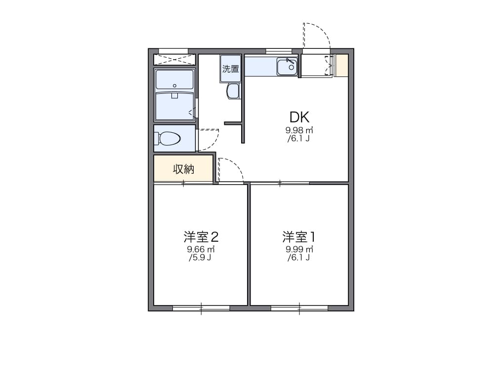 Preview floorplan of leopalace Sakae II