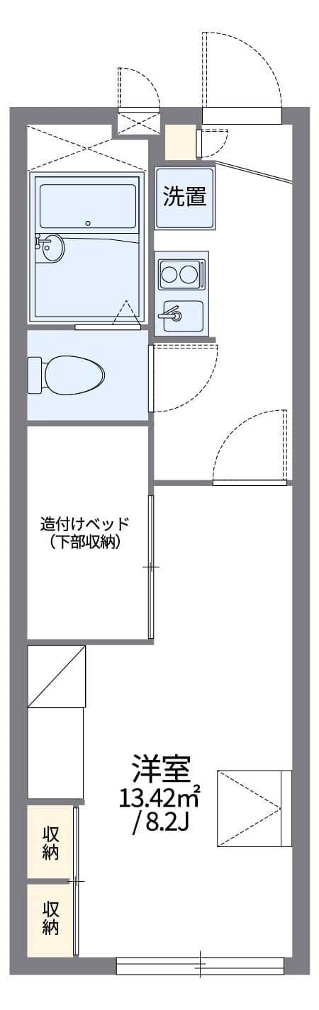 Preview floorplan of leopalace Chijigawa