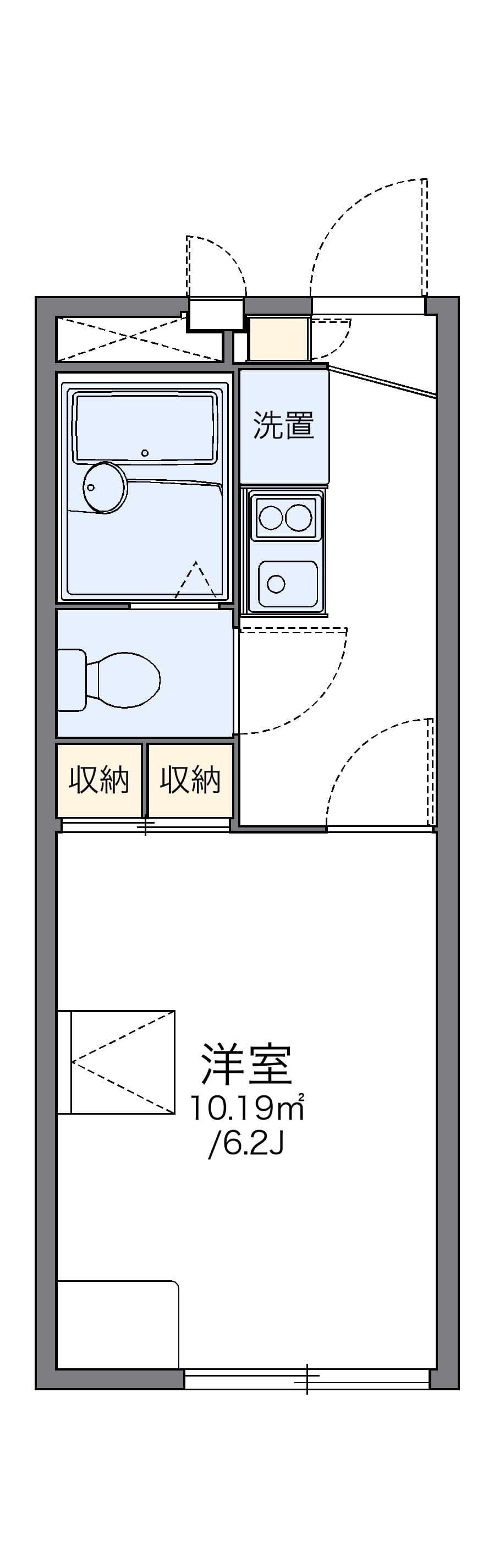 Preview floorplan of leopalace Yuusen