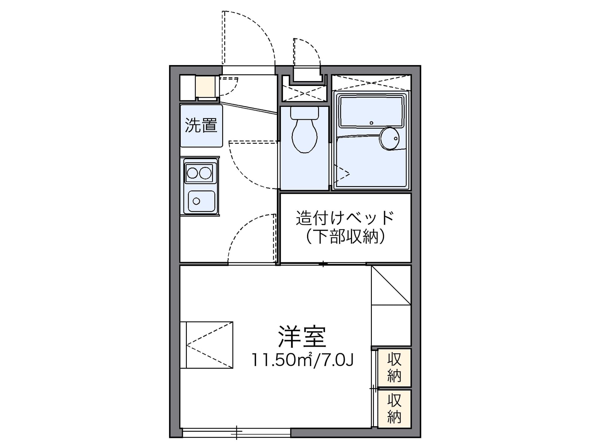 Preview floorplan of leopalace YOSHIDA