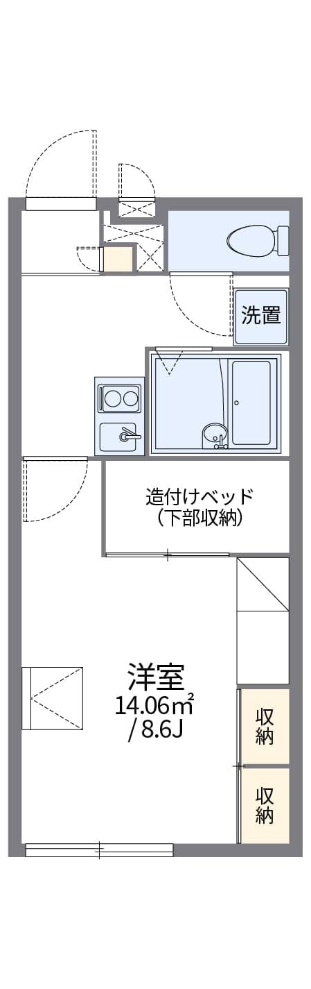 Preview floorplan of leopalace Midori