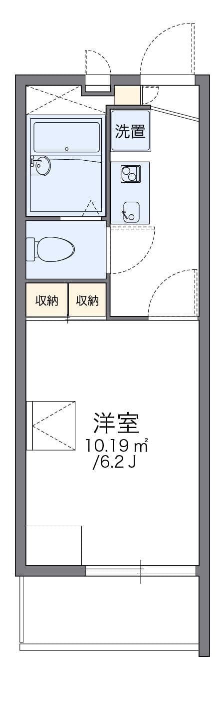 Preview floorplan of leopalace Nest Nakamozu