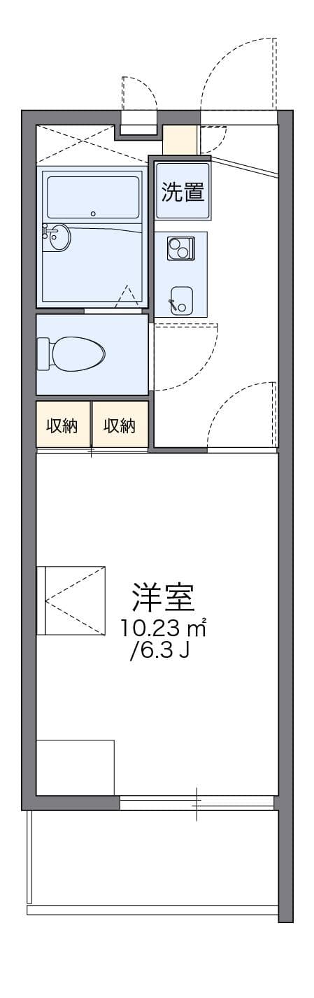 Preview floorplan of leopalace Oikebashi