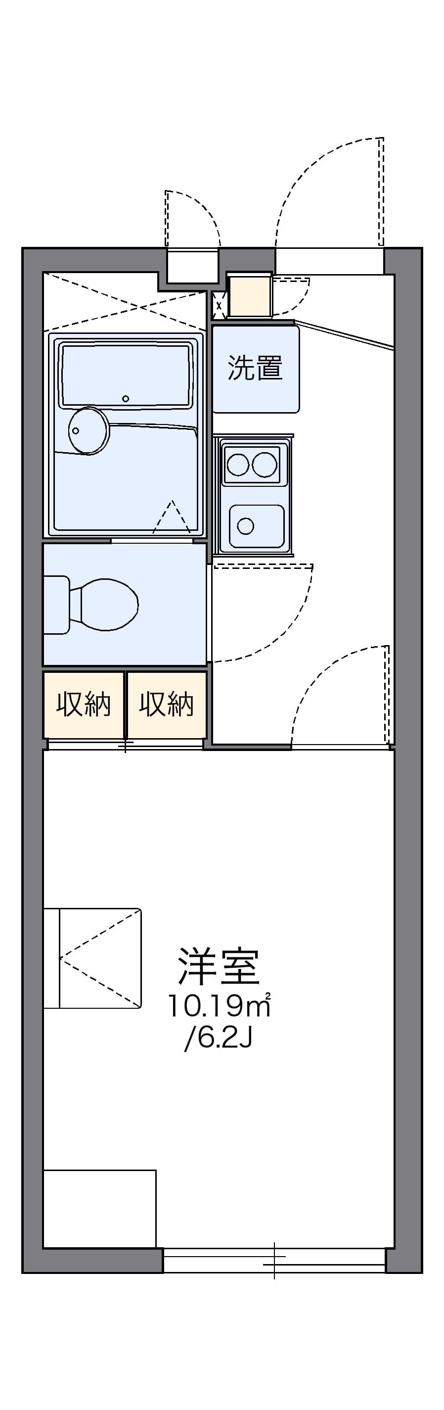 Preview floorplan of leopalace Yugeta II