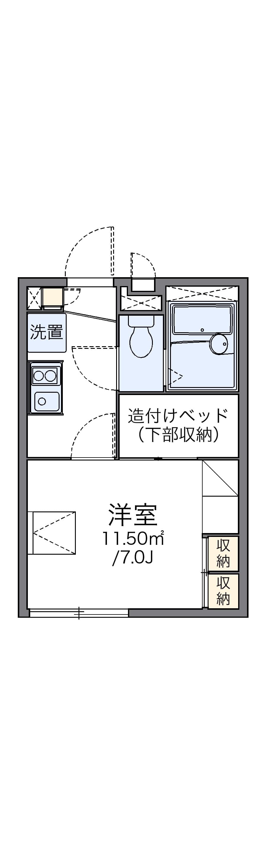 Preview floorplan of leopalace Tamamogusa