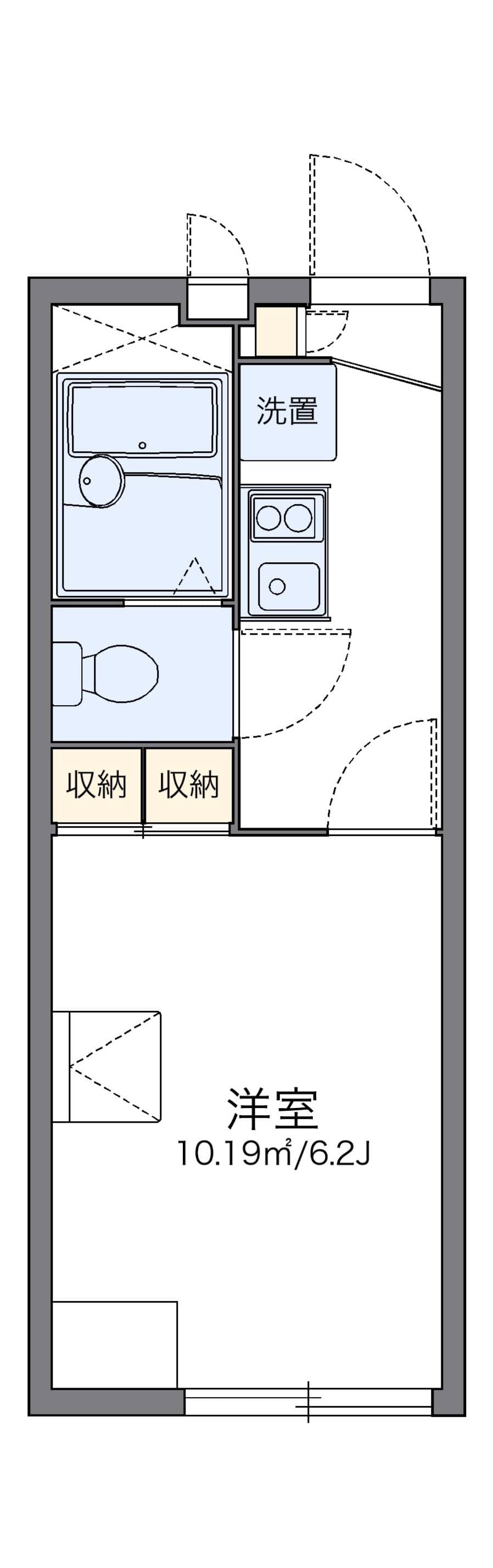 Preview floorplan of leopalace Hills Shimadai
