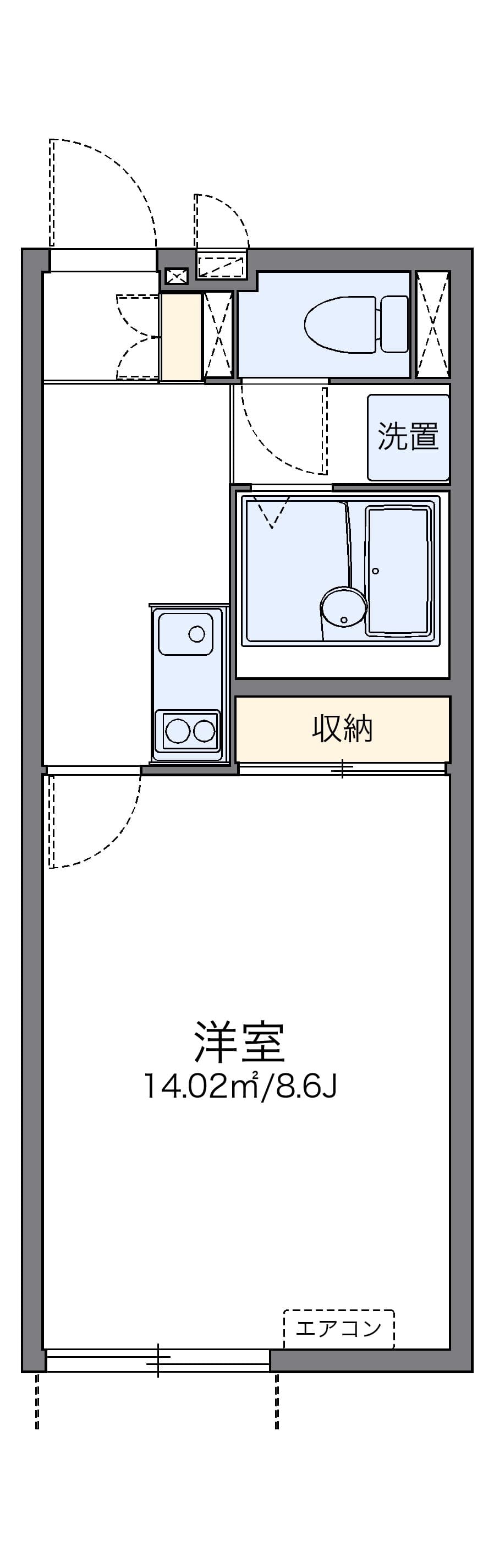 Preview floorplan of LEONEXT Kyotanabe