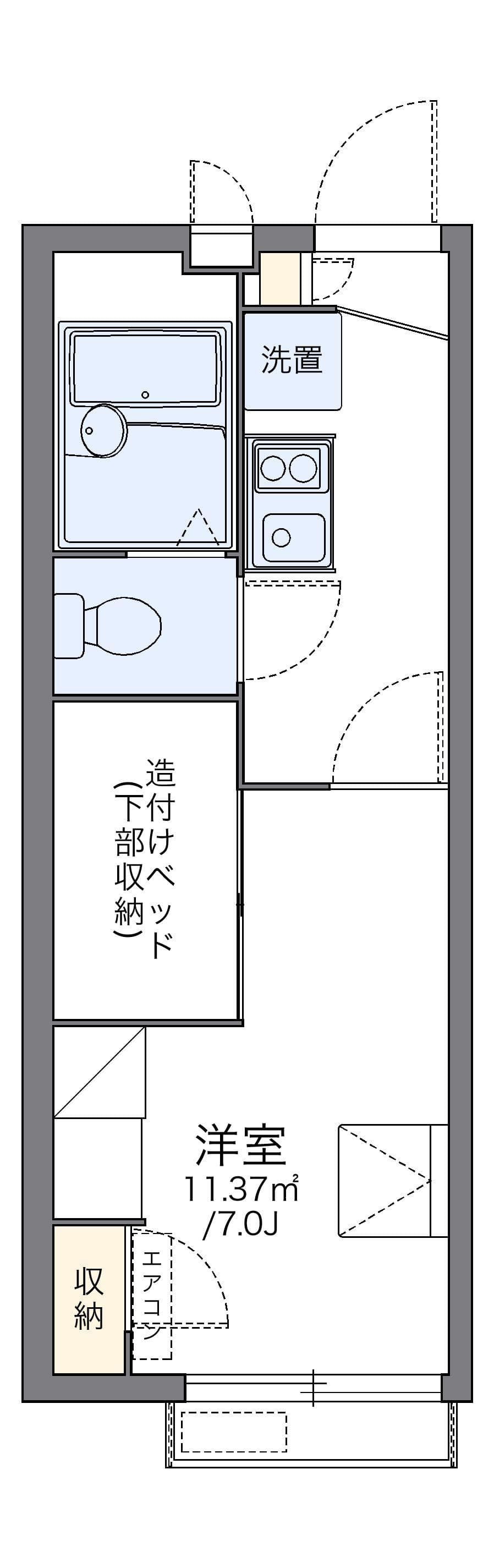 Preview floorplan of leopalace Morisyoji