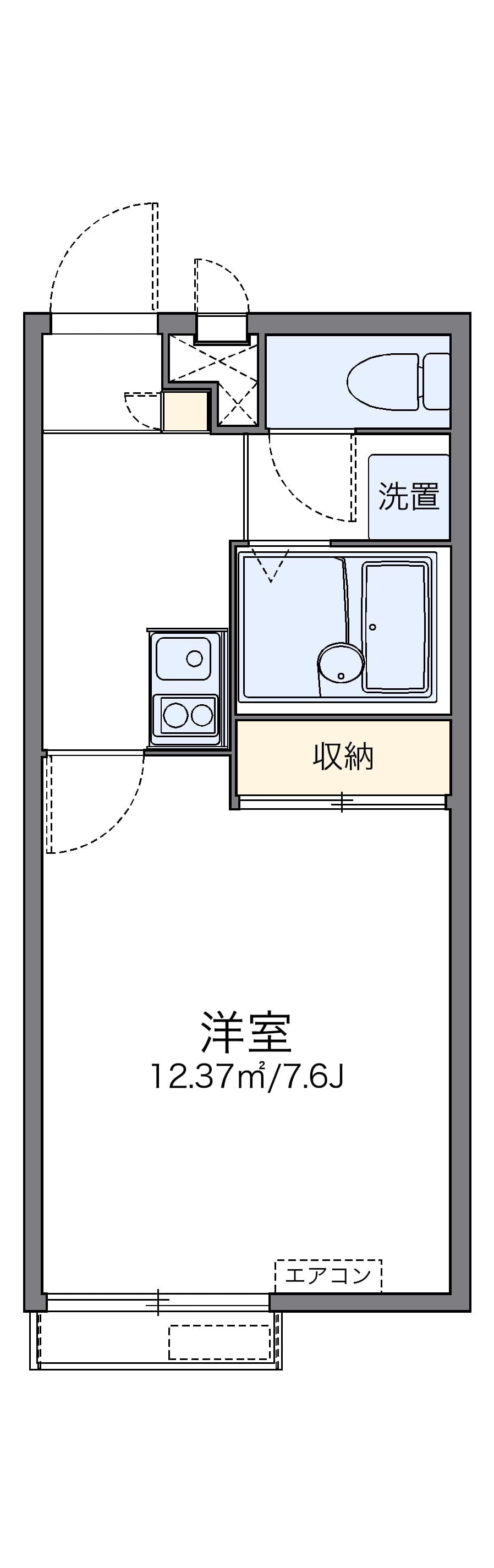 Preview floorplan of leopalace Momiji