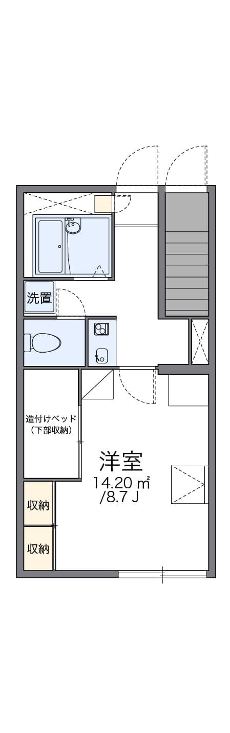 Preview floorplan of leopalace Shibata Nishi II
