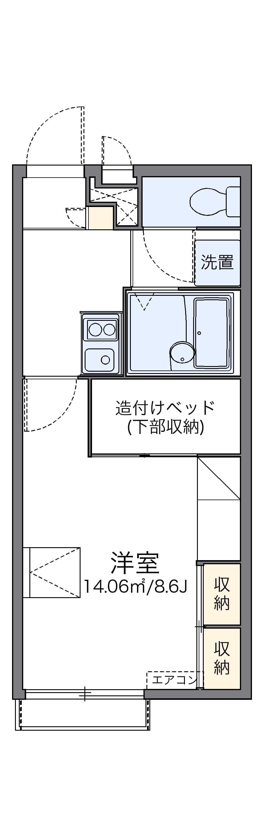 Preview floorplan of leopalace HIGASHINO II