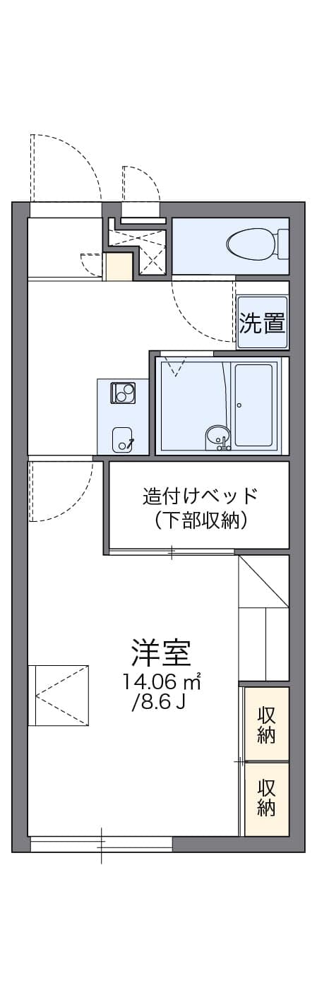 Preview floorplan of leopalace Gogasho II