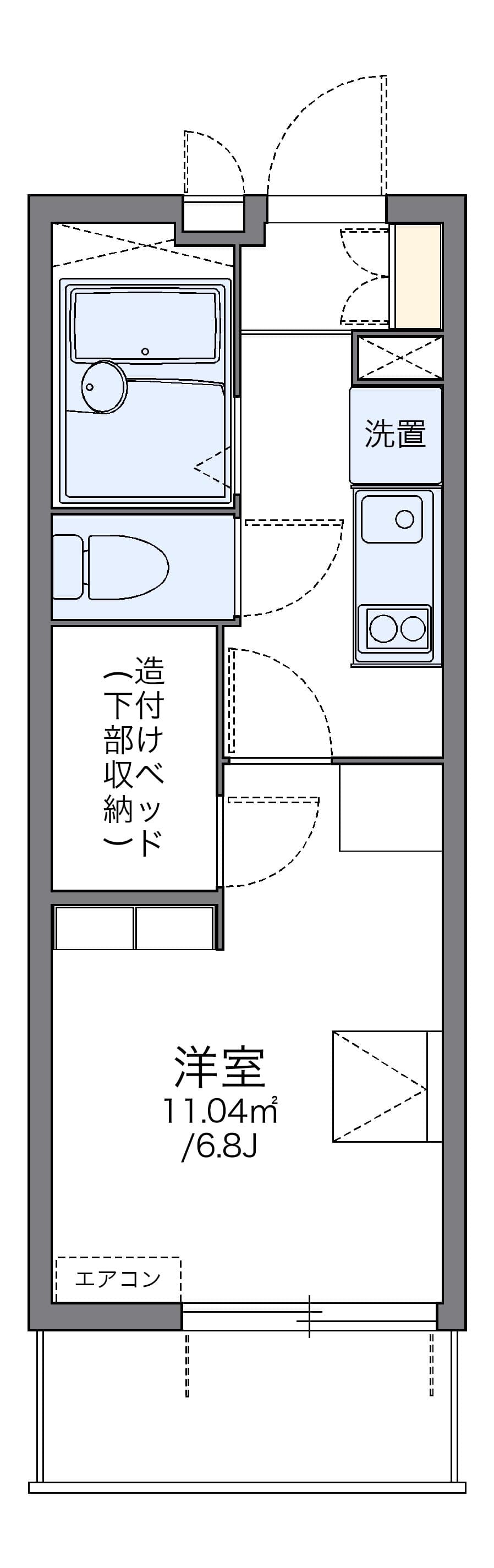 Preview floorplan of leopalace Chamomile A