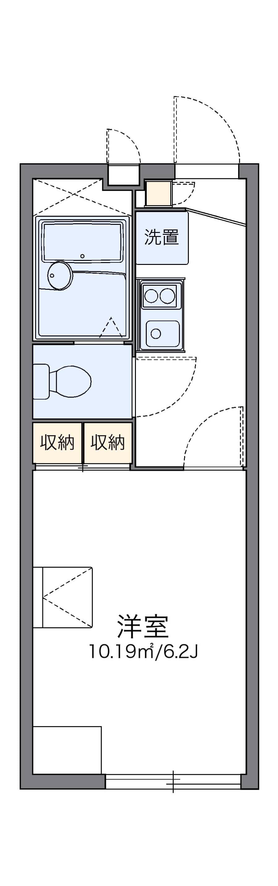 Preview floorplan of leopalace Haruka